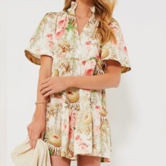 Tuckernuck Dresses & Skirts - Tuckernuck Sun Faded Floral Crawford Dress XL NWT
